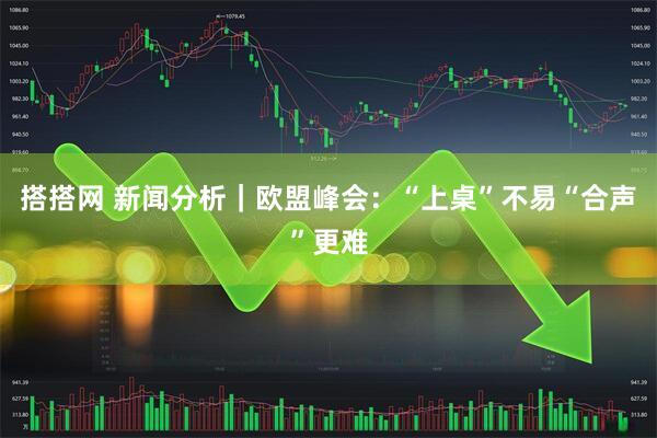 搭搭网 新闻分析｜欧盟峰会：“上桌”不易　“合声”更难