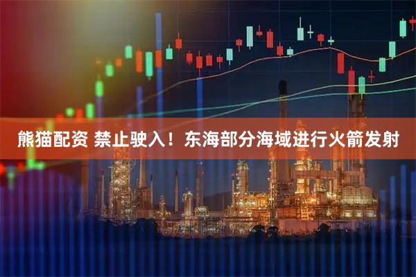 熊猫配资 禁止驶入！东海部分海域进行火箭发射